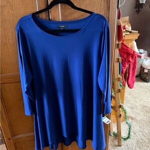 Alfani Women's Royal Blue Tunic Top